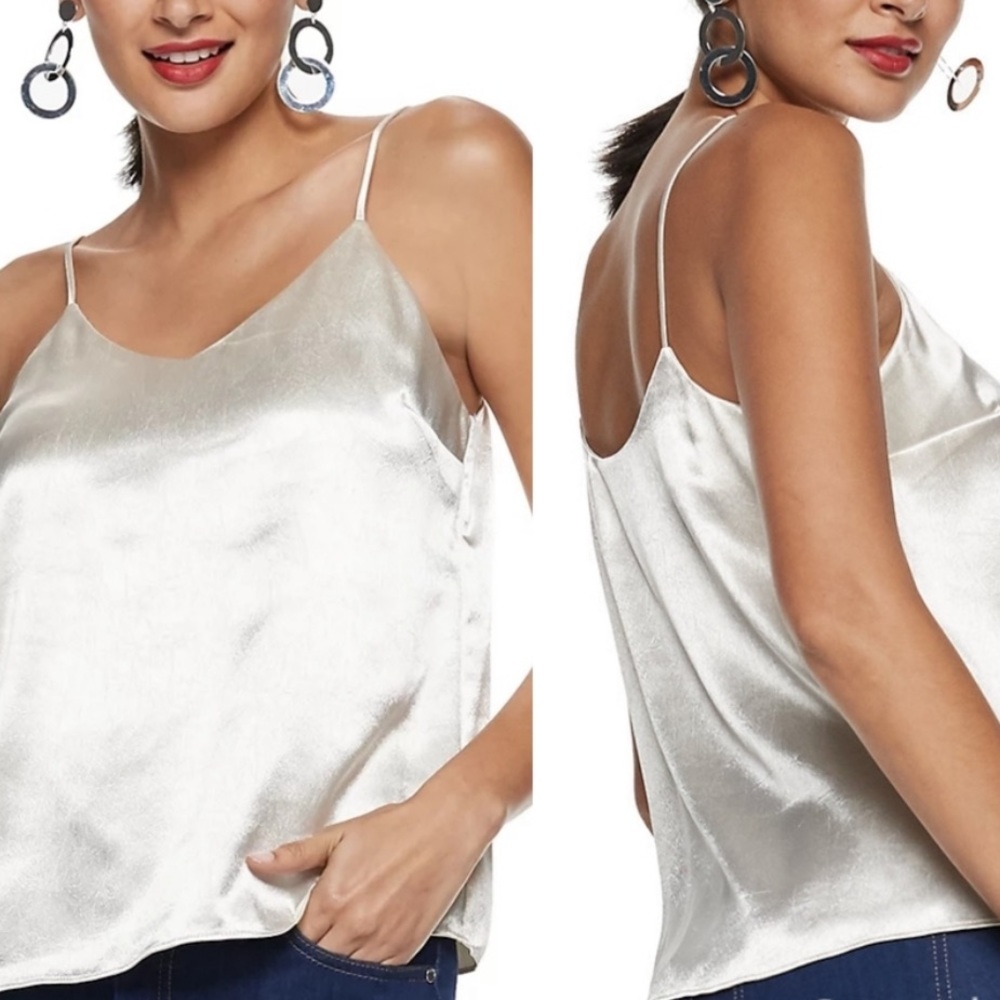 Silk tank top